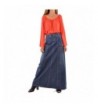 Style Appealing Cargo Denim Skirt Blue 28