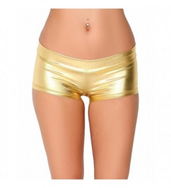 iHeartRaves Metallic Booty Shorts X Large