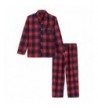 Latuza Cotton Pajama Plaid Sleepwear