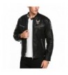 COOFANDY Vintage Leather Biker Jacket