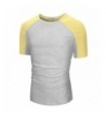 Derminpro Mens T Shirt Yellow Gray XX Large