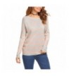 Soteer Womens Sleeve Patchwork Sweater