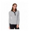Womens Sleeve Striped Casual Henley