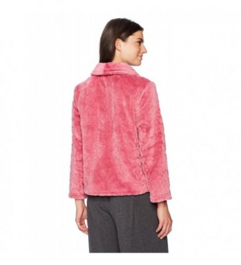 Women's Plus Size Bed Jacket Cropped Robe Pajama PJ - Brocade Rose ...