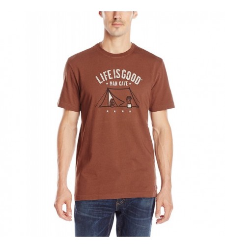 Life Equipped Crusher T Shirt Chestnut