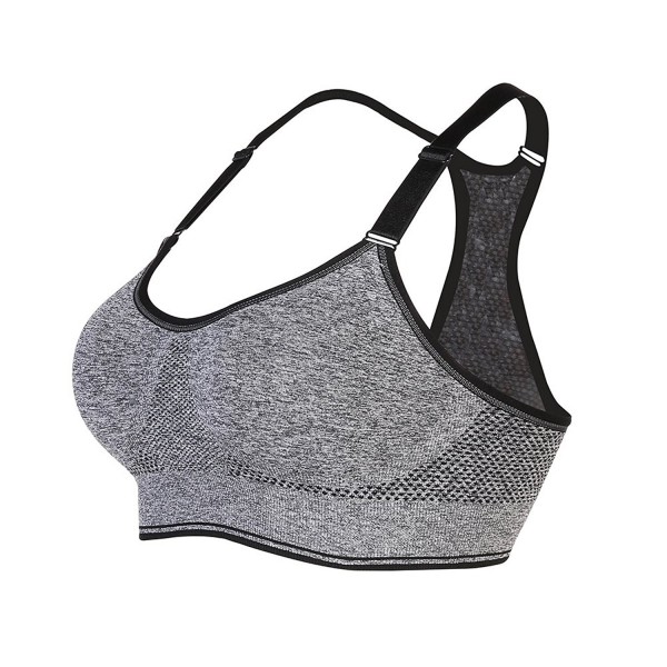 Full Support Yoga Bra Wirefree Workout Clothes Impact Sports Bralette ...