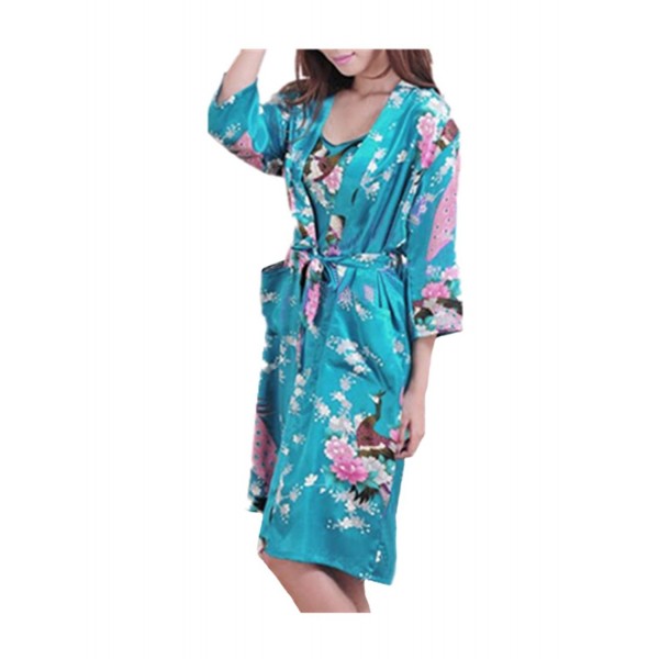 Leright Womens Kimono Lingerie Nightgown