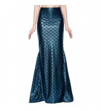 Jescakoo Wetlook Mermaid Sequin Skirts