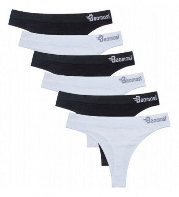 BAOMOSI Seamless Panties Breathable UnderwearWhite