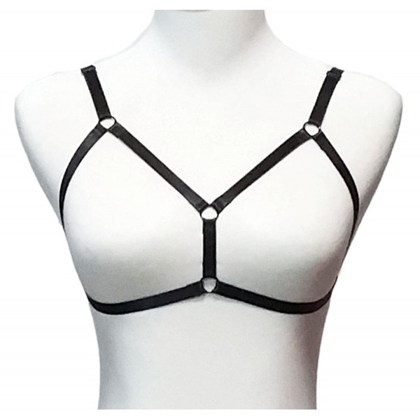 Papaya Harness Cupless Stretchy Lingerie