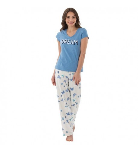 PajamaGram T Shirt Butterfly Womens Pajamas