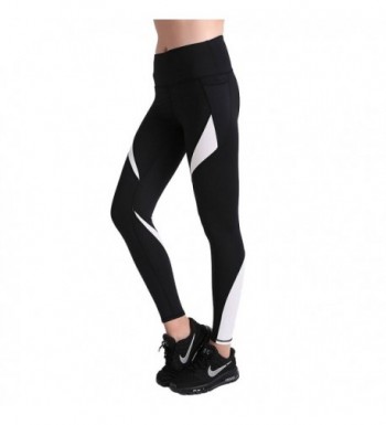 Lesubuy Patchwork Waistband Compression Exercise