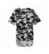 COOFANDY Summer Hipster Camo Camouflage Longline