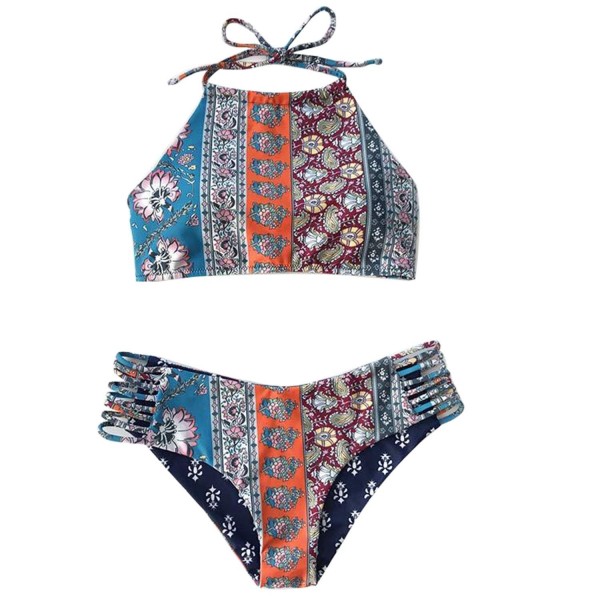 Doramode Waisted Floral Swimsuits Bottoms