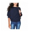 FOUNDO Batwing Knitted Pullover Knitwear