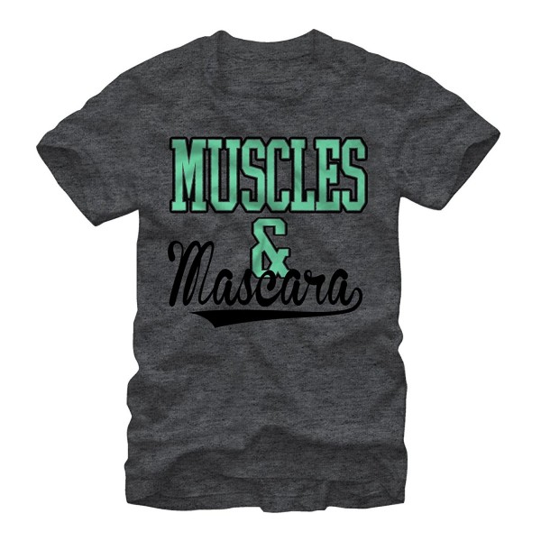 Muscles Mascara Charcoal Heather T Shirt