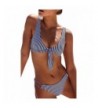 BMJL Womens Detachable Striped Swimsuit