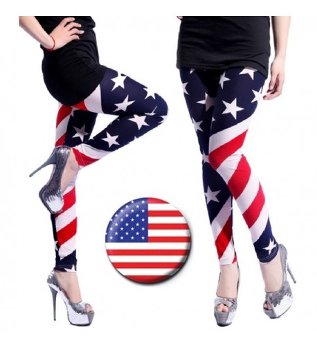 SPJ American Stretchy Leggings Patriotic