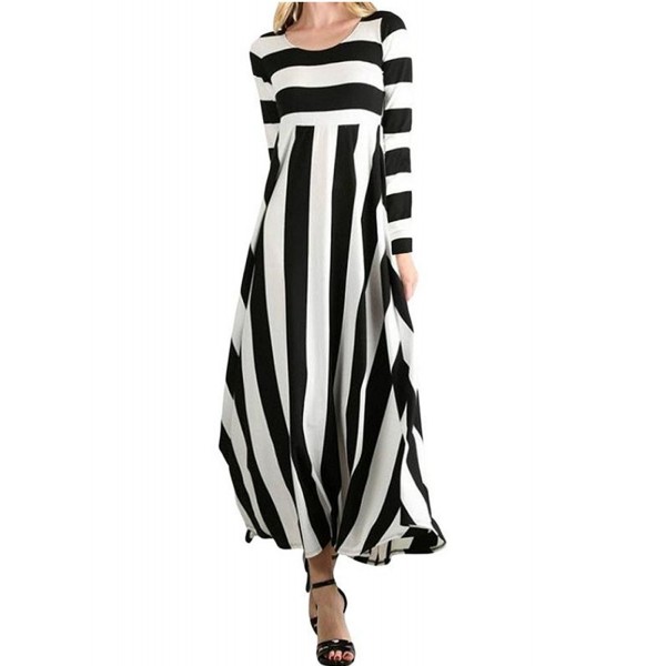 ORQ Womens Sleeve Striped Casual