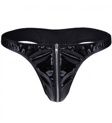 MSemis Leather Wetlook Underwear Waistline