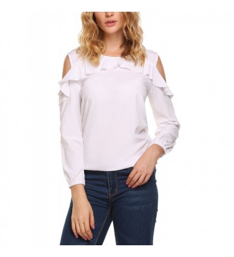 HOTOUCH Womens Shoulder Sleeve Blouses