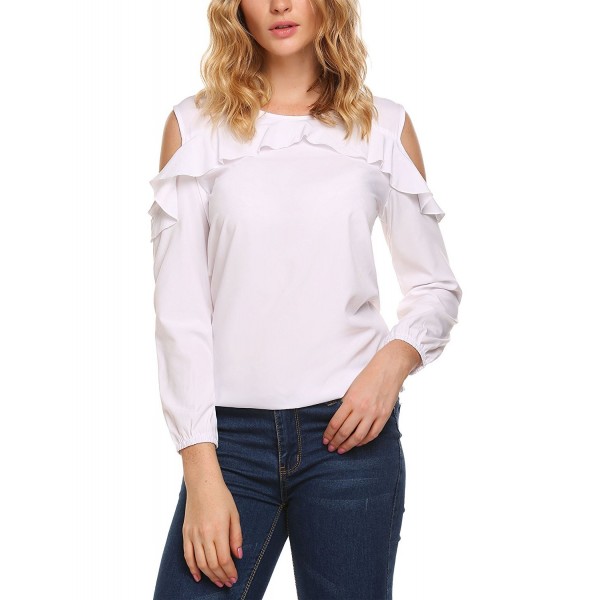 HOTOUCH Womens Shoulder Sleeve Blouses