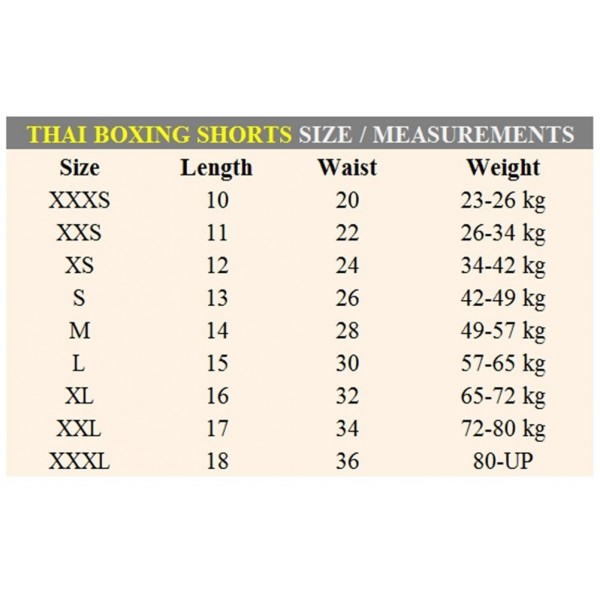 Muay Thai Kick Boxing Shorts : LUM-015 - CK11BL5DHB9