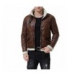 AOWOFS Leather Jacket Motorcycle Shearling