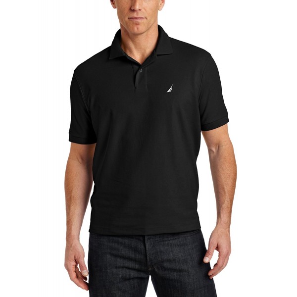 Nautica Mens Solid Shirt Black