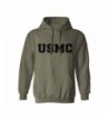 Athletic Marines Hooded Sweatshirt Military