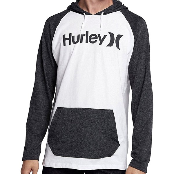 Hurley Raglan Jersey Hoodie Medium