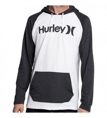 Hurley Raglan Jersey Hoodie Medium