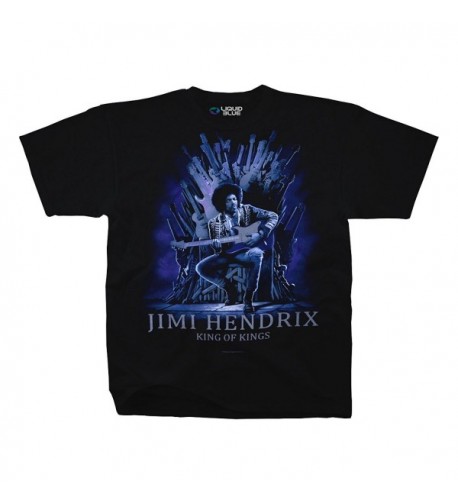 Jimi Hendrix Guitar Adult T Shirt