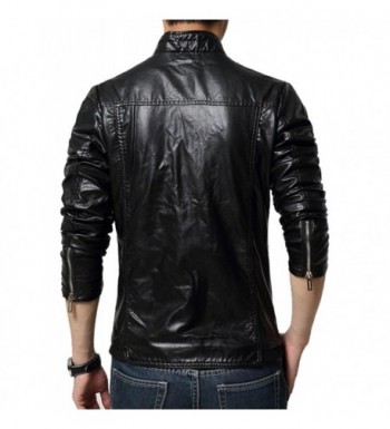 Men's Faux Leather Jackets Online Sale