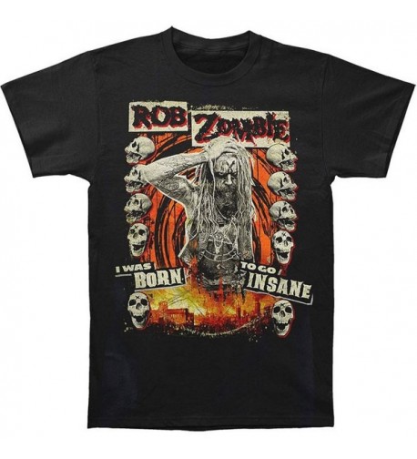 Zombie Born Insane Black T Shirt