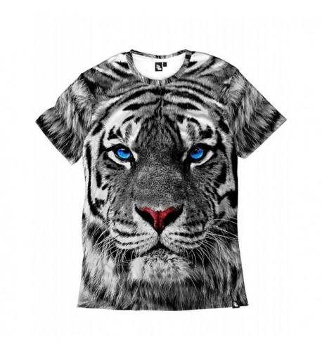 iHeartRaves White Tiger Short Sleeve