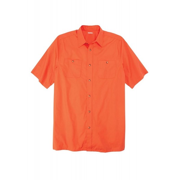 KingSize Short Sleeve Orange Big 2Xl