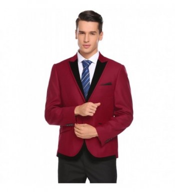 COOFANDY Button Casual Notched Blazer