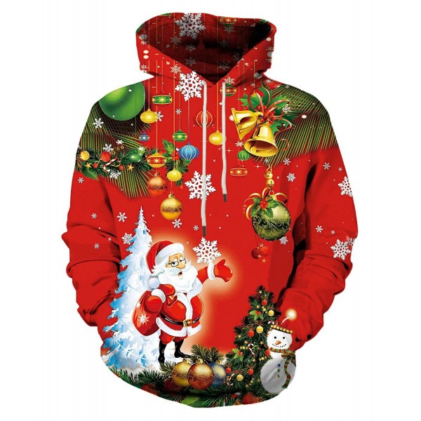 Neemanndy Drawstring Pullover Christmas Sweatshirt