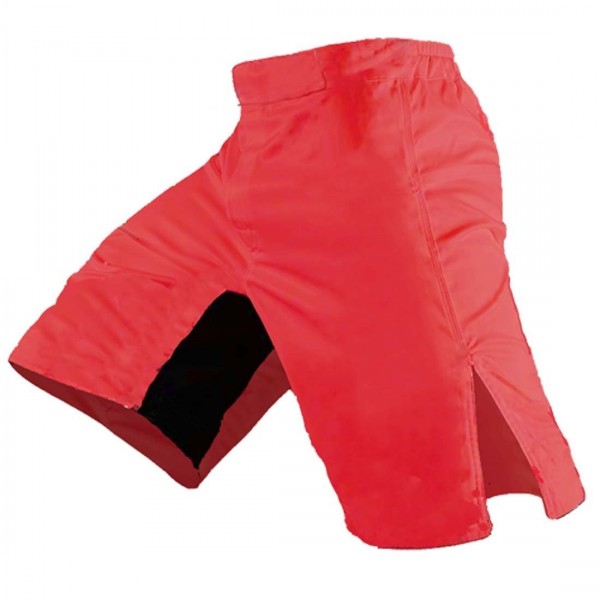 Blank MMA Shorts Red 32