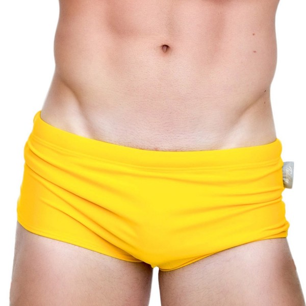 Taddlee Swimwear Swimsuits Yellow Trunks