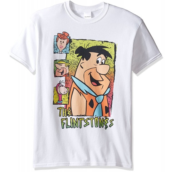 Flintstones Mens Family T Shirt White