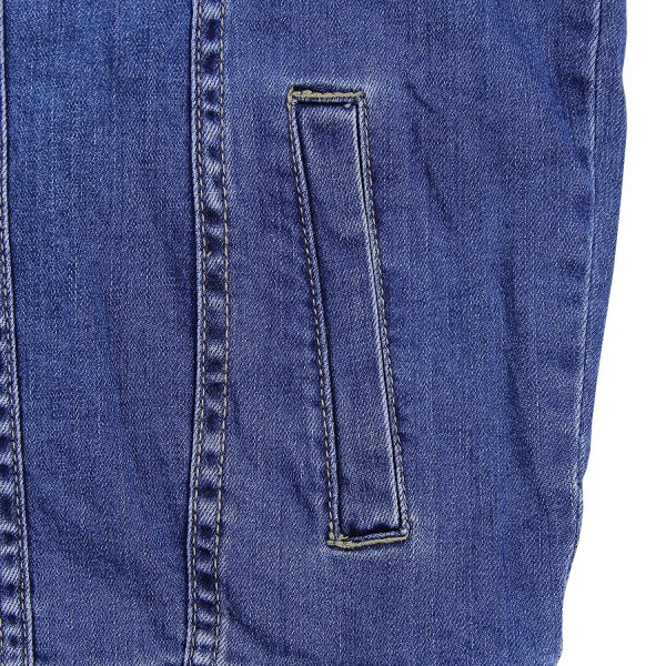 Men's Classic Comfort Fit Denim Jean Jacket - Medium Blue - CI189SDT03T