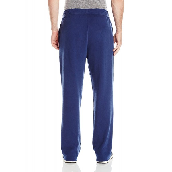 Men's Fleece Lounge Pants - Darkest Blue - C612DSGYQBN