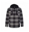 Burnside Quilted Flannel Full Zip Hooded