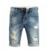 Myncoo Ripped Shorts Distressed Washed
