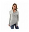 PattyBoutik Womens High low Pullover Heather