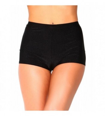 iHeartRaves Solid Black Waisted Shorts