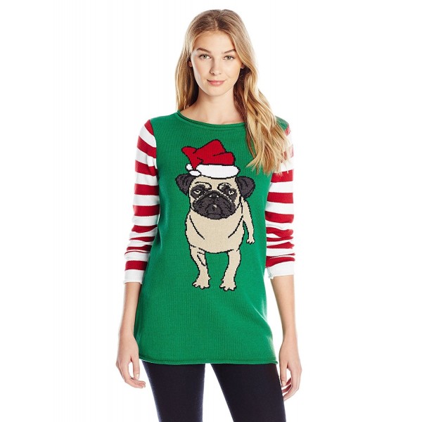 Ugly Christmas Sweater Pullover Emerald