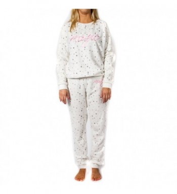 Dots Dreams Womens Fleece Pajama
